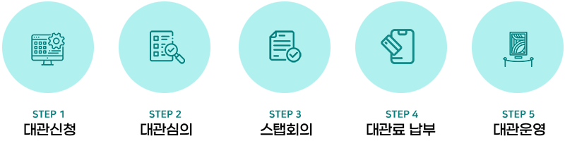 공연장 대관 절차