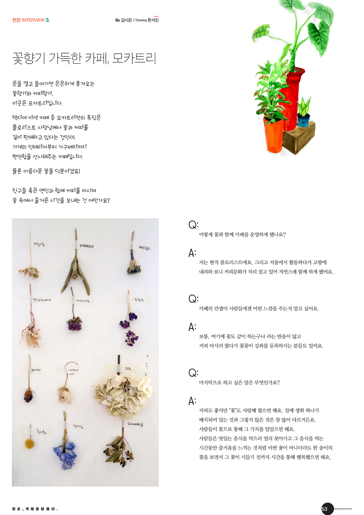 강릉커피축제 매거진