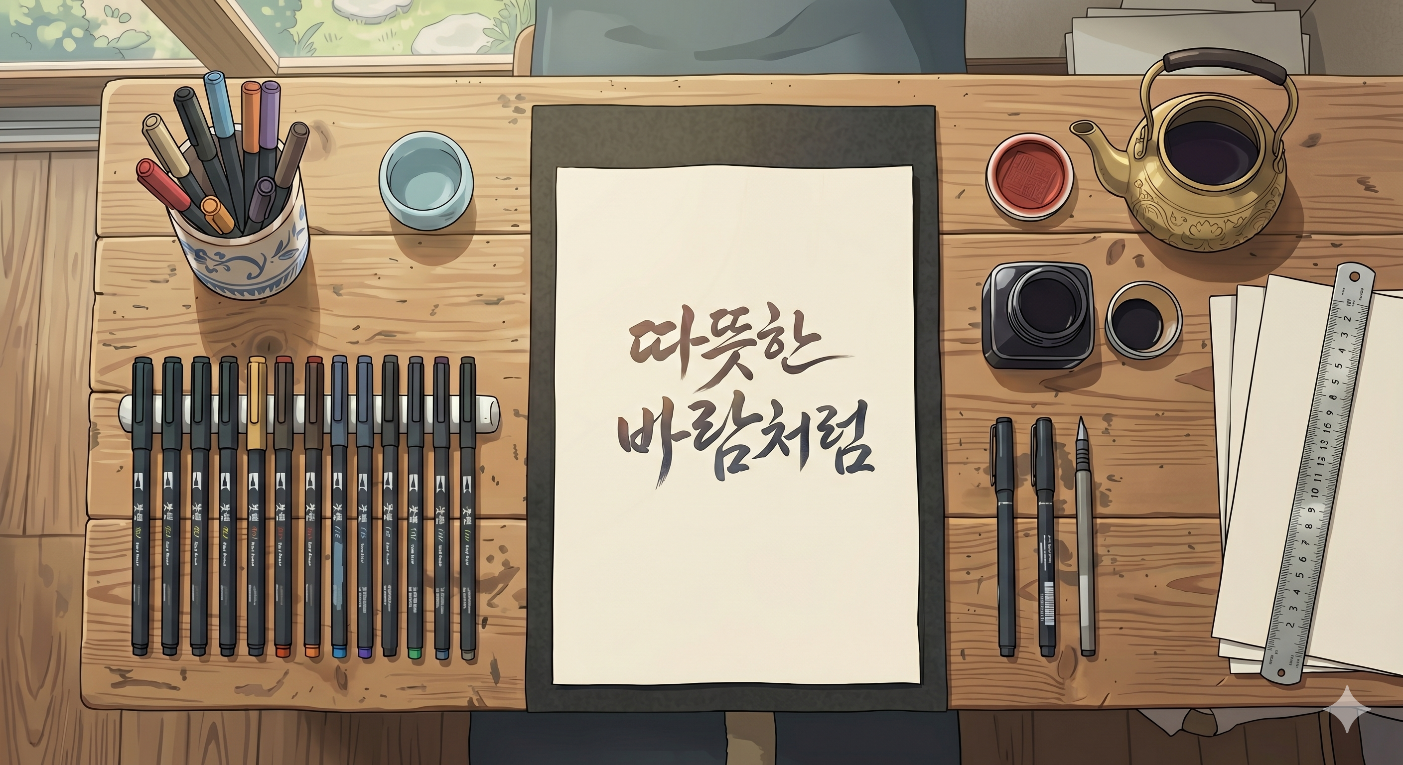 나만의 감성을 담는 캘리그라피 (초-중급 코스)
